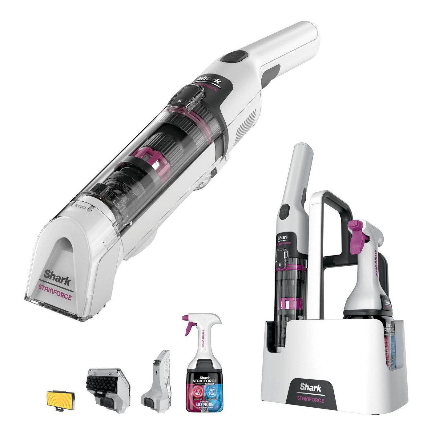 Shark Shark StainForce Cordless Stain-Destroying Spot Cleaner - White