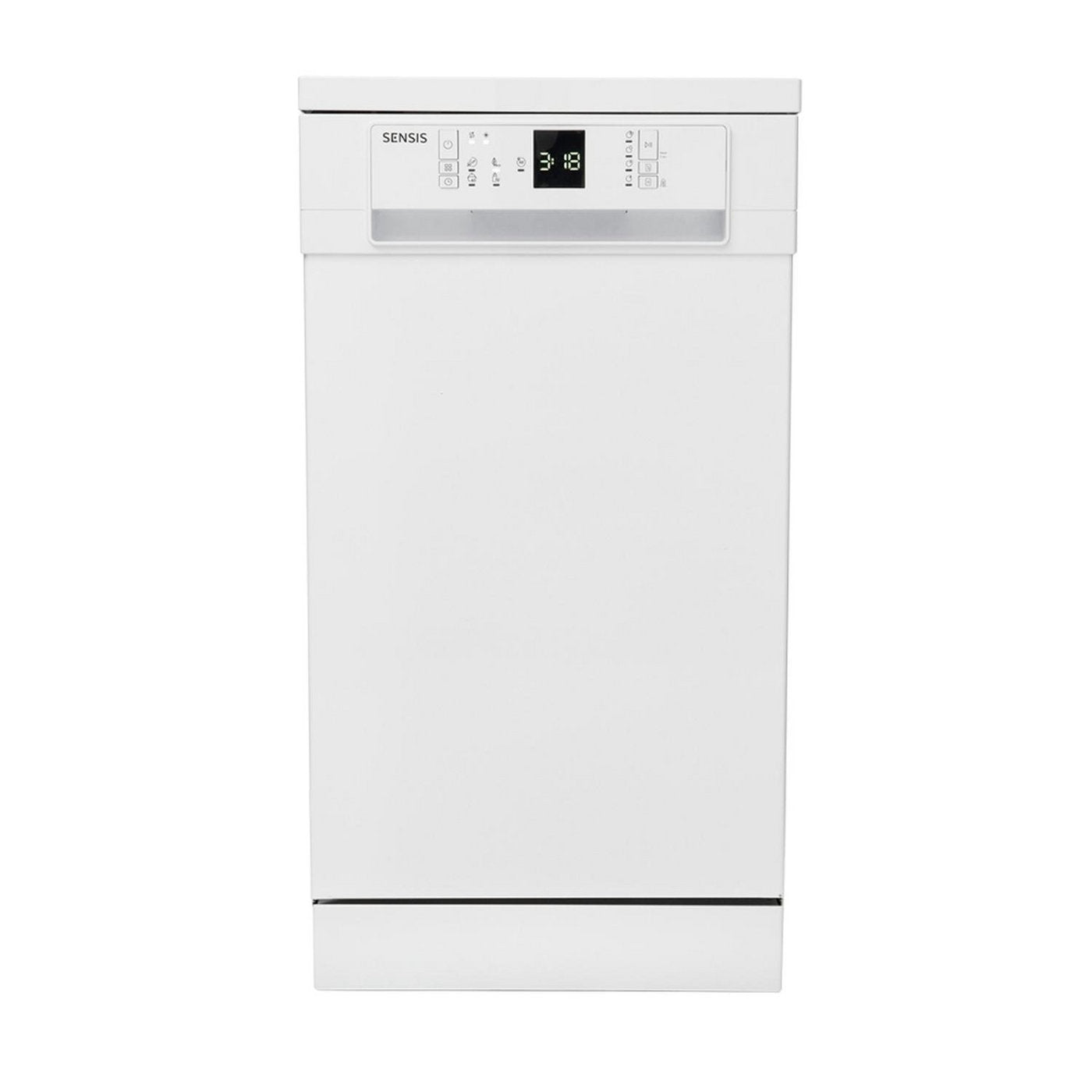 Sensis Slimline Dishwasher - White - 10 Place Settings