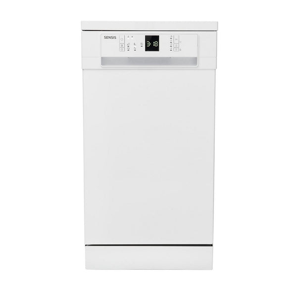 Sensis Slimline Dishwasher - White - 10 Place Settings