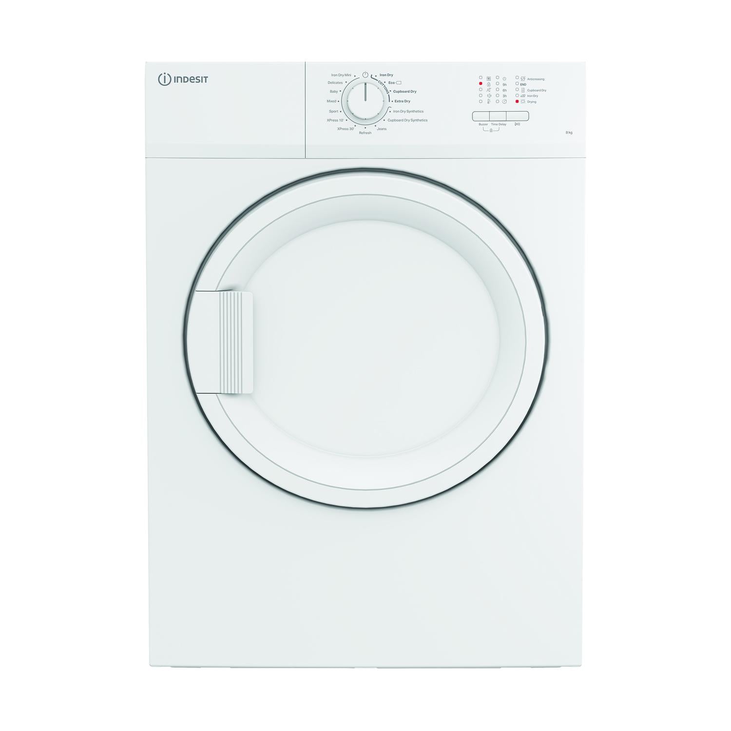 Indesit CYDA81WWGLUK 8kg Vented Tumble Dryer - White