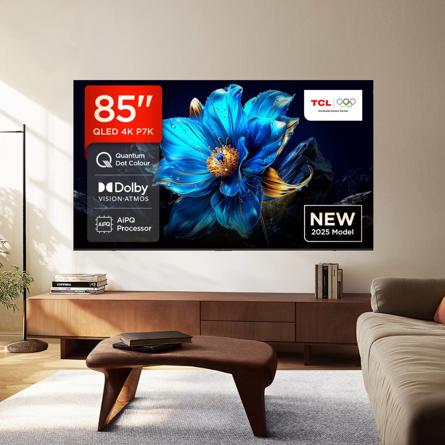 TCL 4K QLED Direct LED HDR Google TV 85"