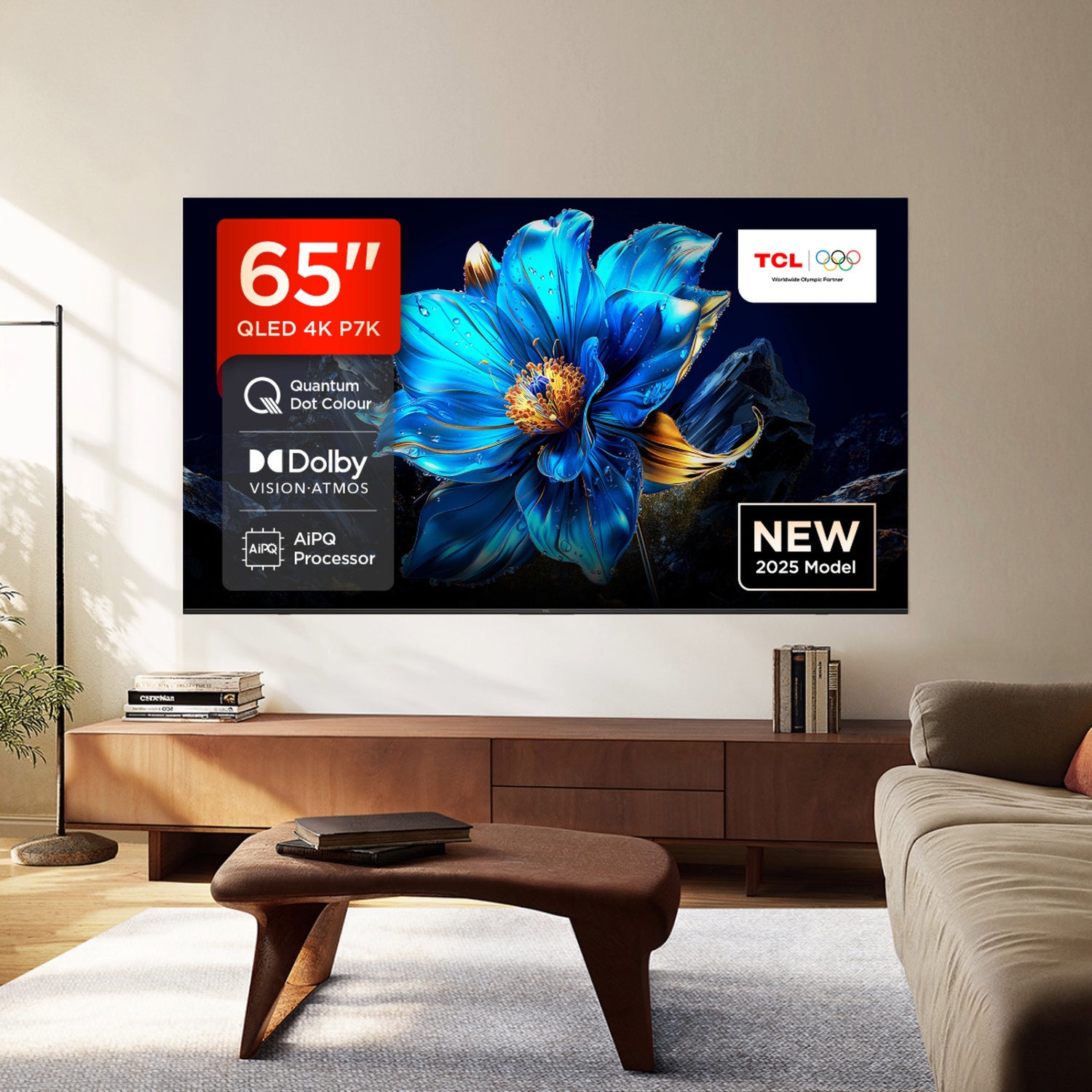 TCL 4K QLED Direct LED HDR Google TV 65"