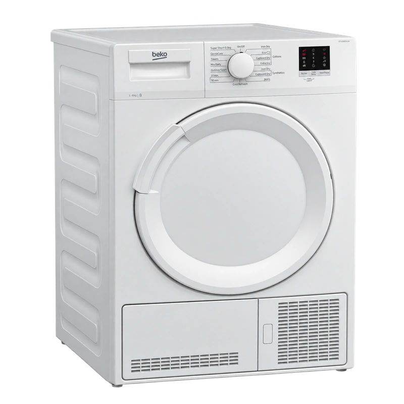 Beko DTLCE80041W 8kg Condenser Tumble Dryer