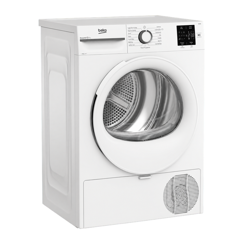 Beko BMN3T3823W 8kg Heat Pump Tumble Dryer - White