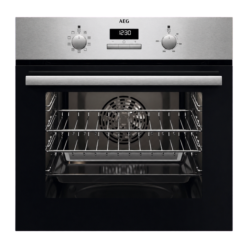 AEG BCX23101EM 59.4cm Built In Electric Single Oven - Stainless
