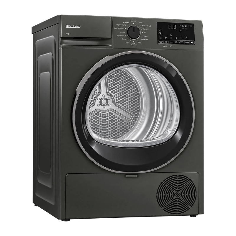 Blomberg LTA18321G 8kg Heat Pump Tumble Dryer - Graphite