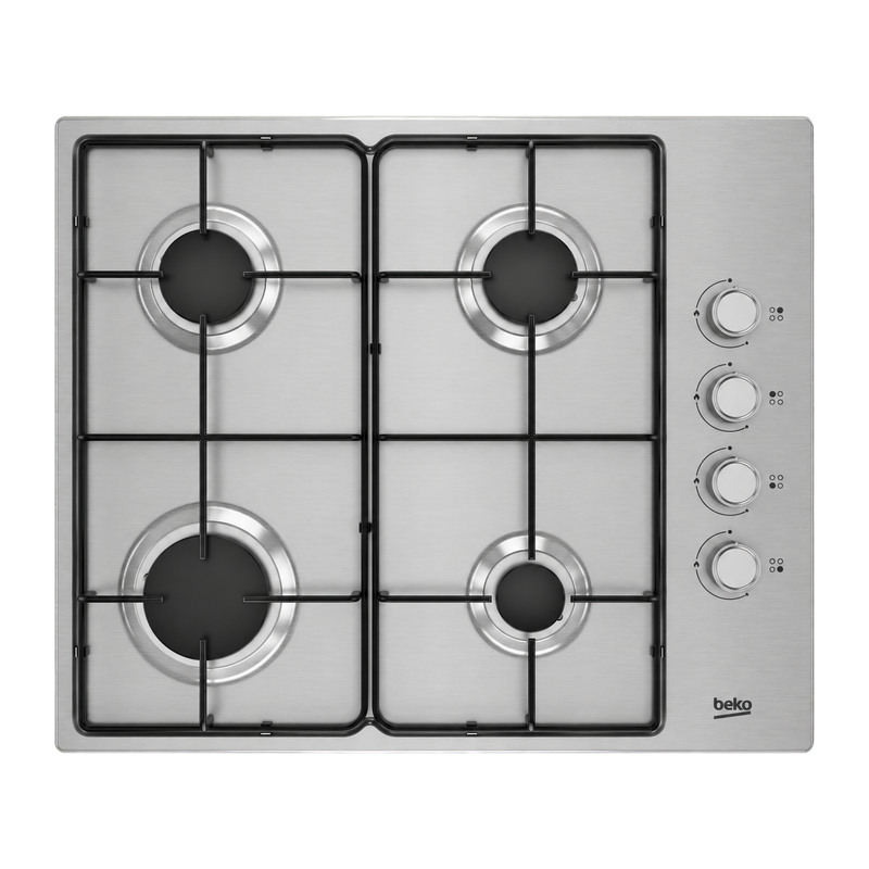 Beko CIHYG21SX 61cm Gas Hob - Stainless Steel