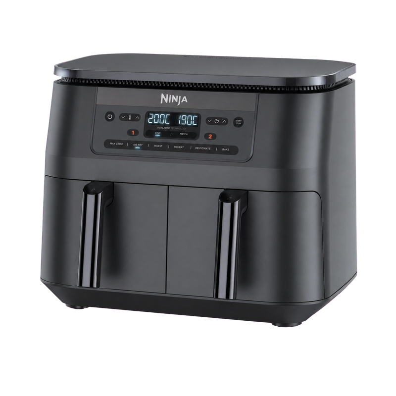 Ninja DZ300UK 7.6 litre 6-in-1 Dual Zone Air Fryer - Gun Metal Grey