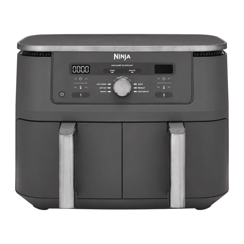 Ninja DZ400UK 9.5 litre MAX 6-in-1 Dual Zone Air Fryer - Gun Metal Grey