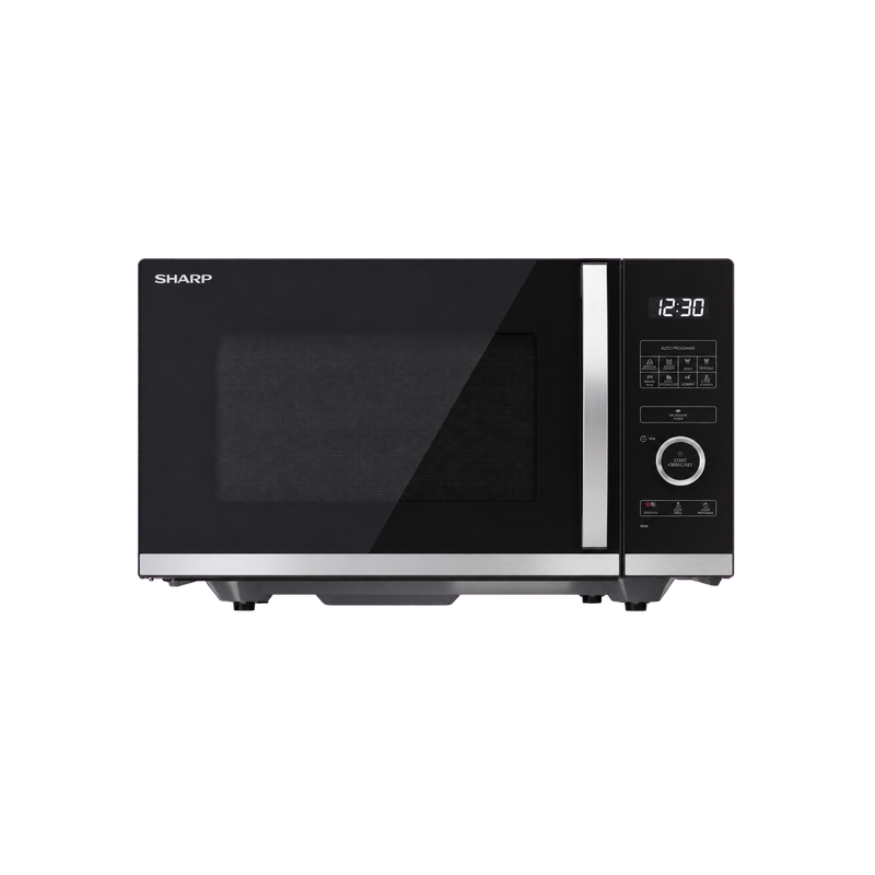 Sharp YC-QS254AU-B 25 Litres Flatbed Microwave Oven - Black