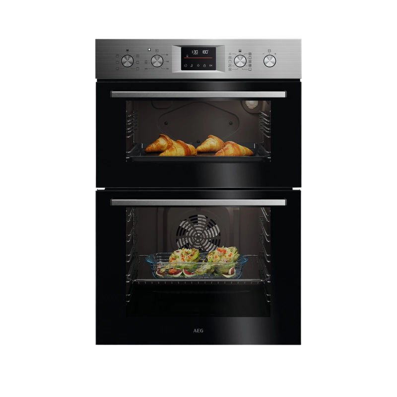AEG OU5CP40M 61L Double Electric Oven - Stainless Steel (Integrated)