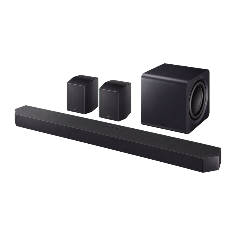 Samsung HW-Q990H/XU 11.1.4ch Q-Series Soundbar with Subwoofer & Rear Speaker - Titan Black