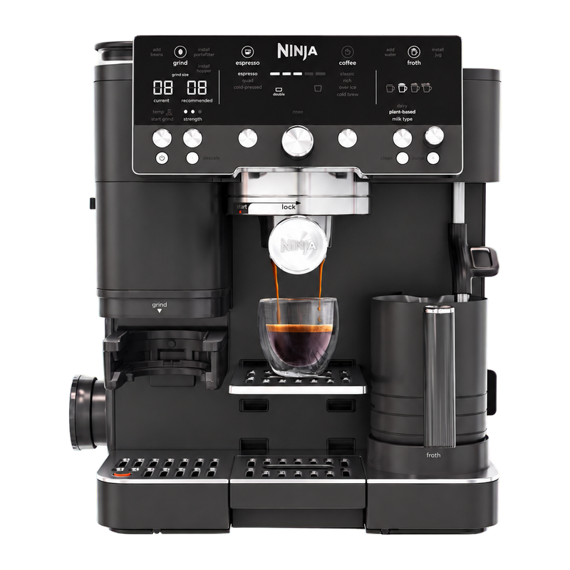 Ninja ES601UKBK Ninja Luxe Cafe Premier Espresso Machine - Midnight Black