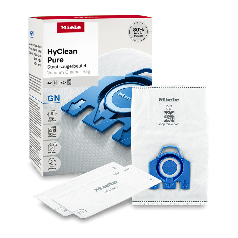 Miele GNHyCleanPure Vacuum Cleaner Bags - 4 Pack