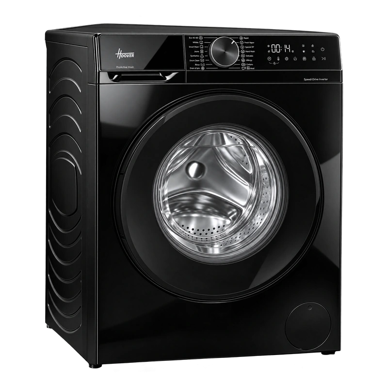 Hoover HGD 48SB8BC-80 8kg, 1400Spin Ultra Washing Machine - Black
