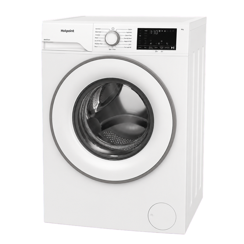 Hotpoint HEV841WUK 8kg 1400 Spin Washing Machine - White