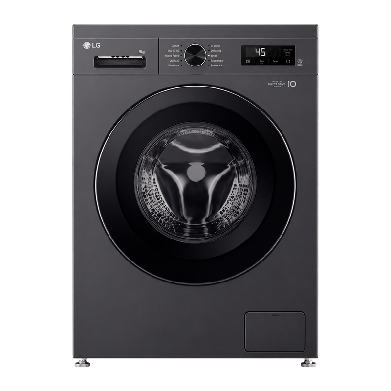 LG Series 2 F4X1009NMK - 9kg 1400rpm Washing Machine - Black