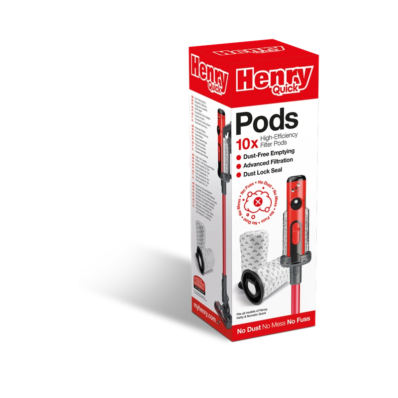Numatic 915744 Henry Quick Pods - 10 Pack - White
