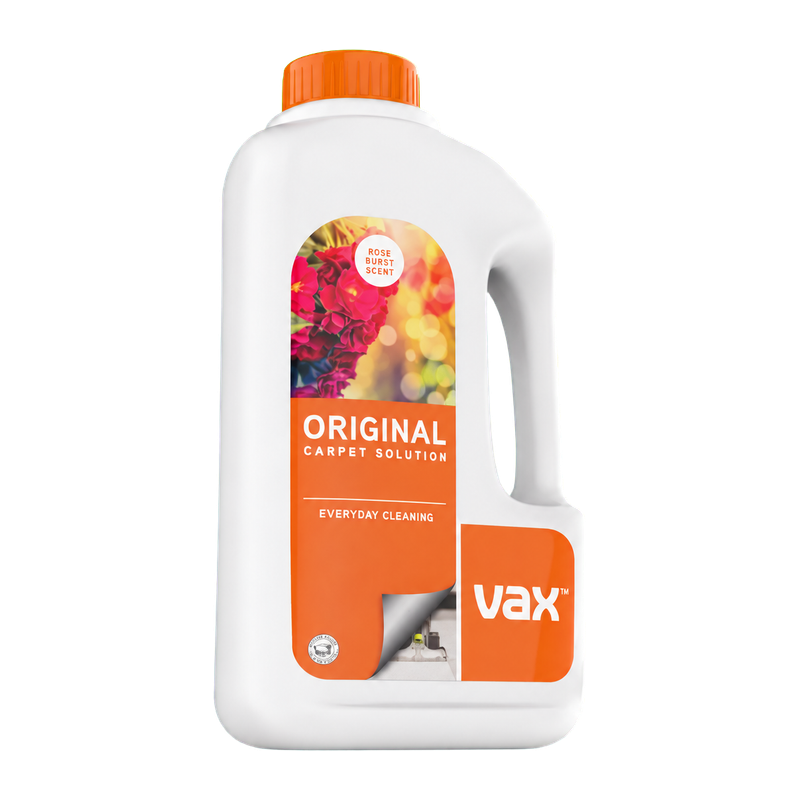 Vax 1-9-142055 Original Carpet Cleaning Solution 1.5L, Rose burst scent - White