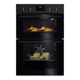 AEG 66L Double Built In Oven - Black