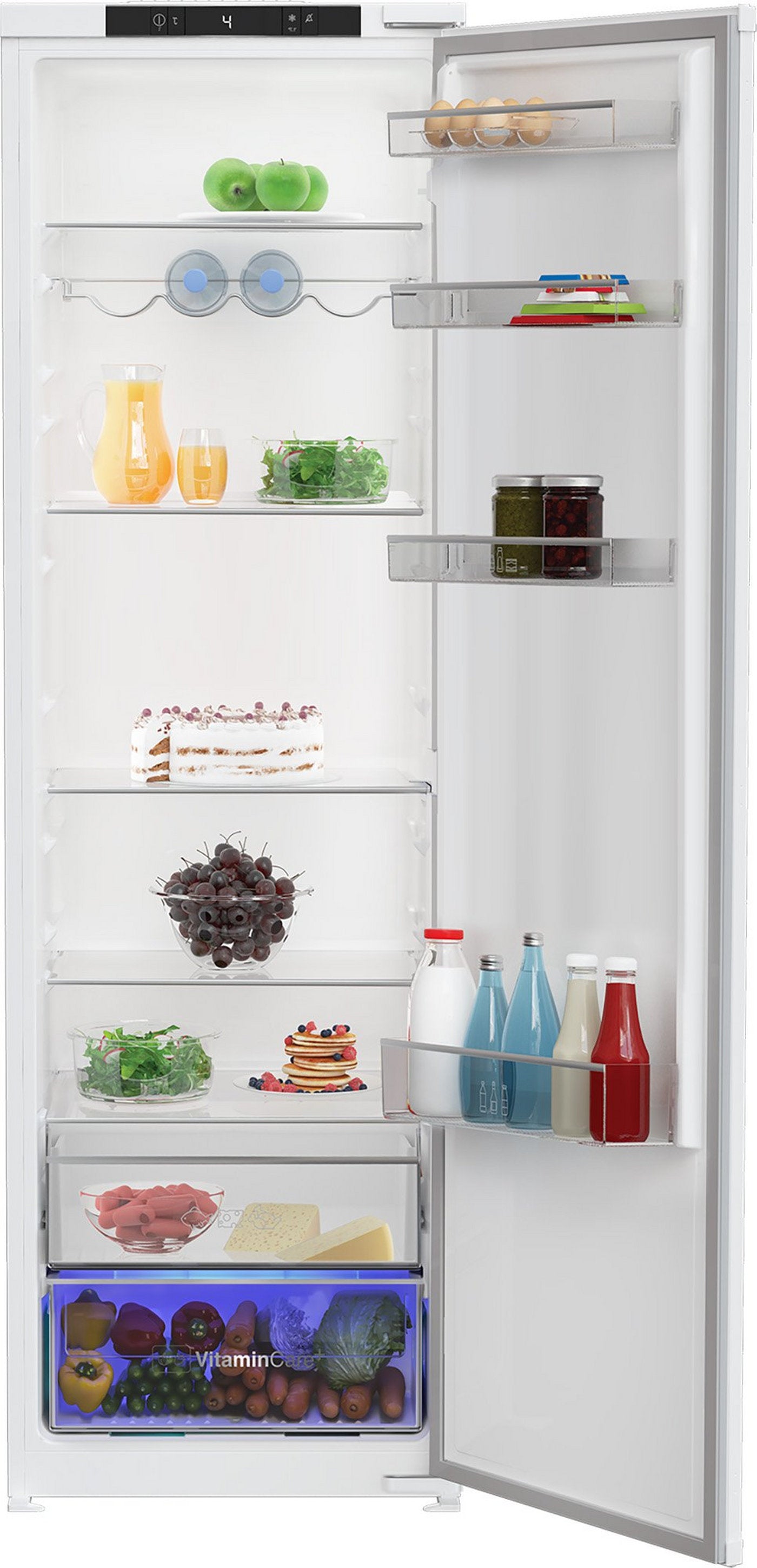 Blomberg VitaminCare+ 54cm Integrated Tall Larder Fridge - White