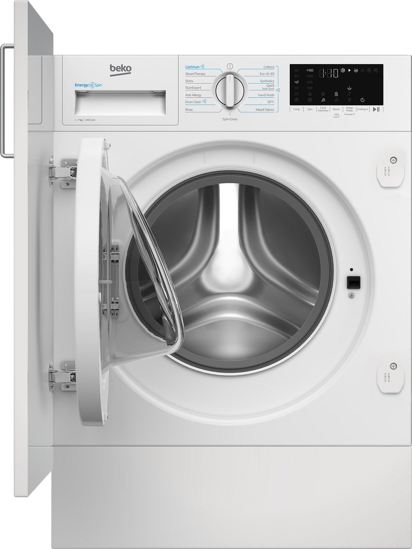 Beko 7kg 1400 Spin Integrated Washing Machine
