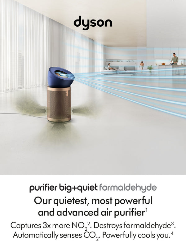 Dyson (545814-01) Purifier Big+Quiet Formaldehyde Fan - Prussian Blue / Gold