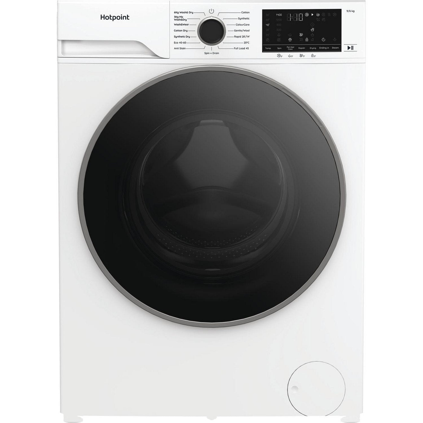 Hotpoint 9kg/6kg 1400 Spin Washer Dryer - White