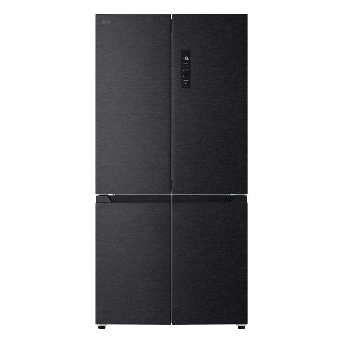 LG No Frost American Fridge Freezer - Matte Black