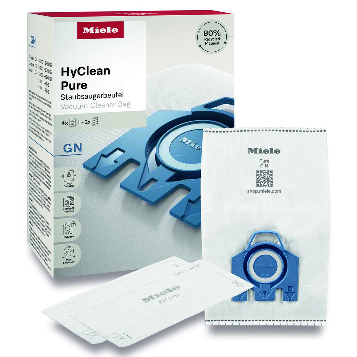 Miele Vacuum Cleaner Bags - 4 Pack