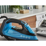 Morphy Richards Turbosteam 3100w Pro Digital Intellitemp Iron - Blue