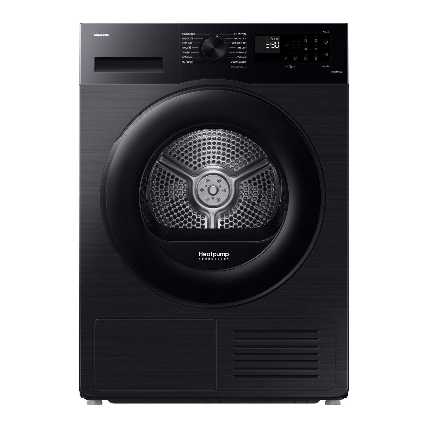 Samsung Series 5 OptimalDry™ 9kg Smart Heat Pump Tumble Dryer - Black