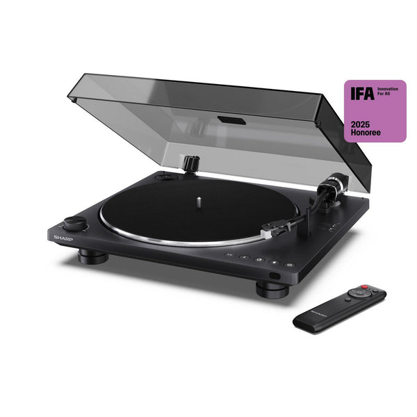 Sharp Automatic Turntable with Bluetooth - Black