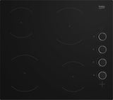 Beko 58cm Ceramic Hob - Black
