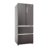 Haier 70cm 60/40 Total No Frost Fridge Freezer - Dark Inox