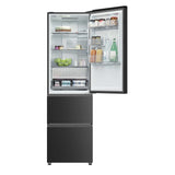 Haier 60/40 Fridge Freezer - Black