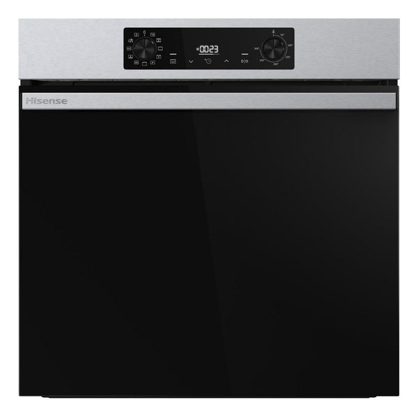 Hisense 59.5cm Built In Electric Single Oven - Black & Stainless Steel