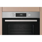 Hotpoint 59.5cm Built In Electric Single Oven - Stainless Steel
