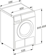 Miele TEC645 WP 8kg Tumble Dryer - White