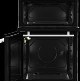 Beko 50cm Twin Cavity Gas Cooker with Gas Hob & Glass Lid - White — view 6