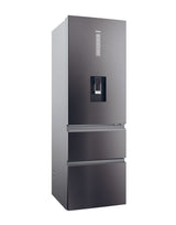 Haier 59.5cm 60/40 Frost Free Fridge Freezer - Dark Inox