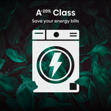 Hisense 8kg 1400 Spin, Steam Washing Machine - White