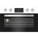 Hotpoint 89cm Built In Electric Double Oven - White