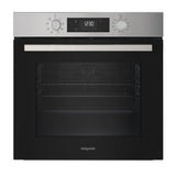 Hotpoint 59.5cm Built In Electric Single Oven - Stainless Steel