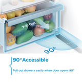 Midea 54cm 70/30 Built In Fridge Freezer - White