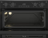 Blomberg 59.4cm Built-Under Electric Double Oven - Dark Steel (Integrated)
