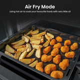 Hisense 50cm Double Oven Electric Cooker with Ceramic Hob - Black