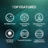 Hisense Integrated 60/40 Total No Frost Smart Fridge Freezer