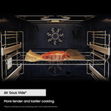 Samsung 59.5cm Bespoke Series 4 Single Oven with Dual Cook - Black (Integrated)