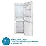 Sensis 59.5cm 60/40 Total NoFrost Fridge Freezer - White